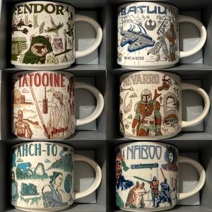 Starbucks been there series Star Wars edition. Set of six.